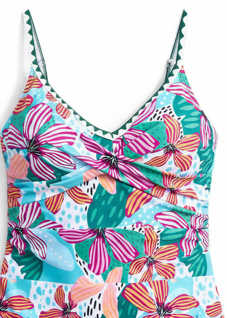 Shell Trim Tankini Set